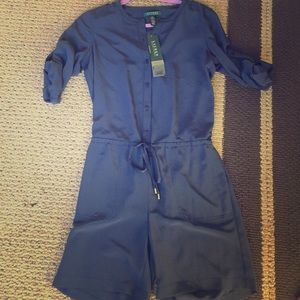 Ralph Lauren Navy Romper