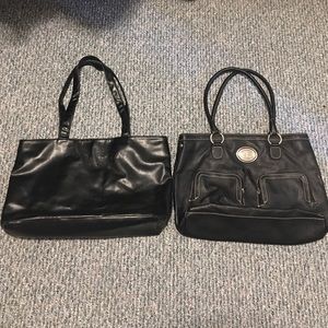2 black bags-sold as set