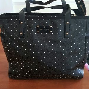 Kate Spade leather diaper bag
