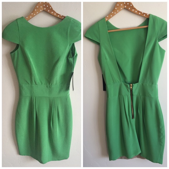 NWT Naven Green Open Back Dress