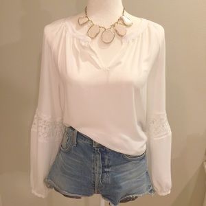 NWT White Lace Top