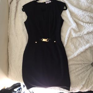 Black pencil dress