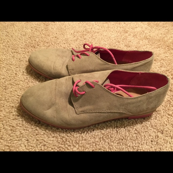 Suede oxfords