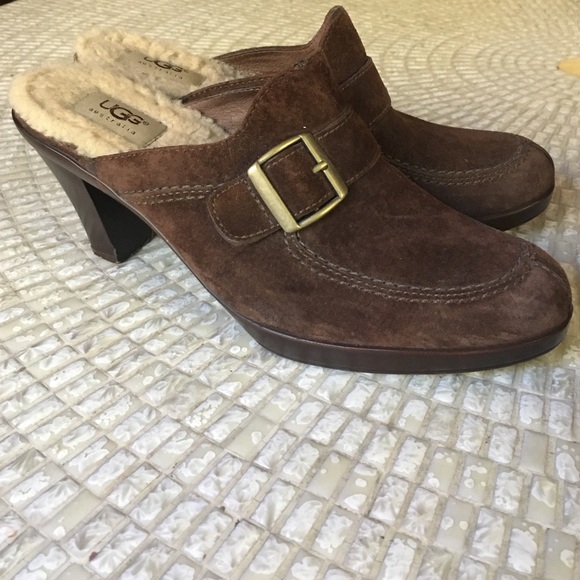 Ugg Sherpa lined mules