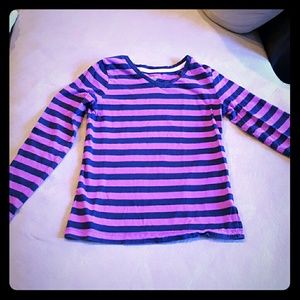 Girls stripped long sleeve Tee