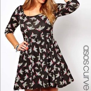 Black plus size dress