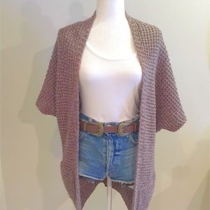Caslon Brown Knit Cardigan
