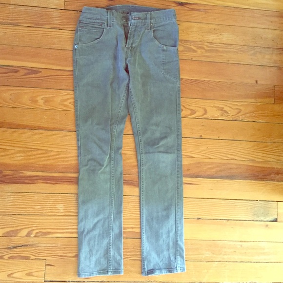 Grey 29x32 Levi's 511 Skinny Jeans