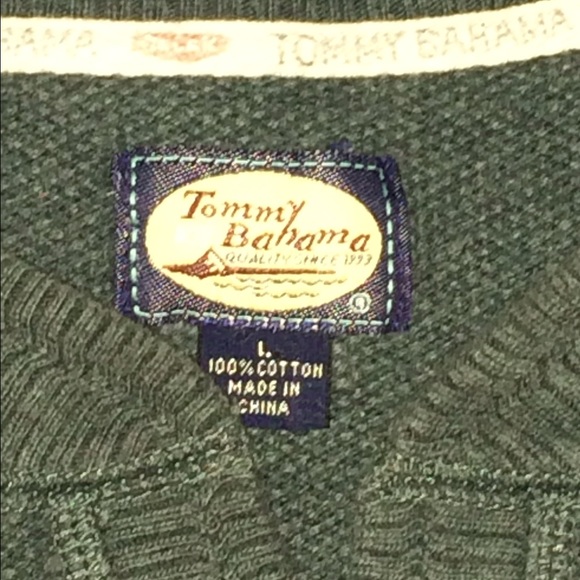 Men's Tommy Bahama Green cotton sweatshirt