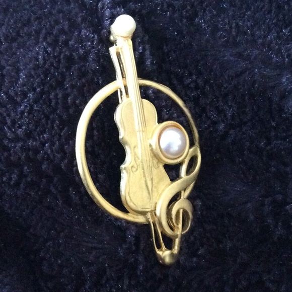 Musical Note Fashion Pin - Picture 1 of 4