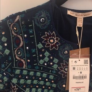 Zara Jackets & Coats - Zara Embroidered Indian-style Jacket, size M Zara Jackets & Coats - Zara Embroidered Indian-style Jacket, size M