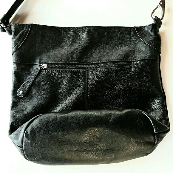 Stone & Co Bags Stone Co Black Genuine Leather Shoulder Bag Poshmark