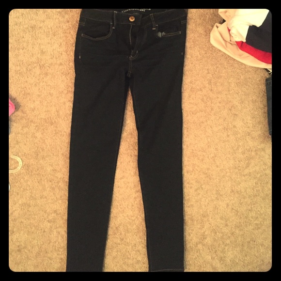 Dark wash super stretch jeans