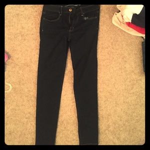 Dark wash super stretch jeans