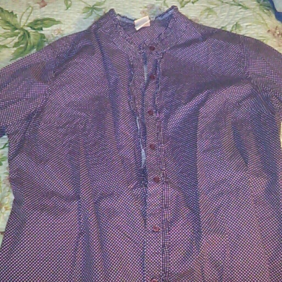 Beautiful purple button down shirt