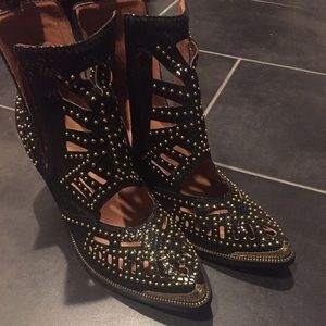 Jeffery Campbell cutout studded bootie