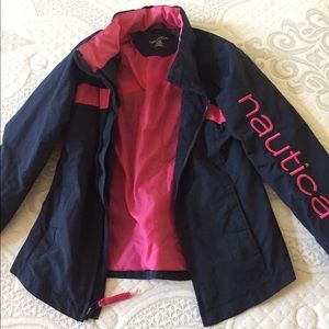 Girls Nautical windbreaker jacket