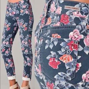 Beautiful Floral Citizens of Humanity Jeans