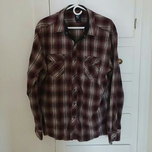 Kuhl Button Up Plaid Shirt