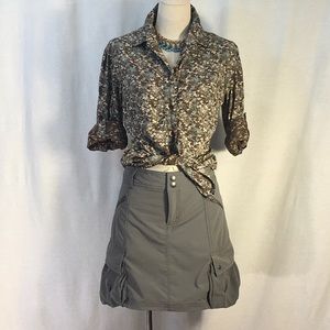 The North Face cotton 3/4 roll-sleeve button-front shirt-perfect sun protection