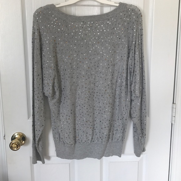 π Host Pick π Gray Gemstone Sweater - Picture 3 of 4