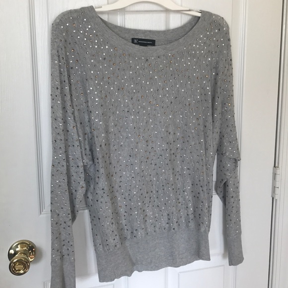 π Host Pick π Gray Gemstone Sweater - Picture 4 of 4
