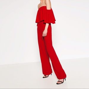 New with tags red jumpsuit from Zara - S