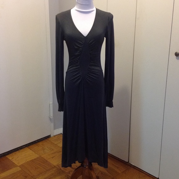 A.B.S long gray cocktail dress