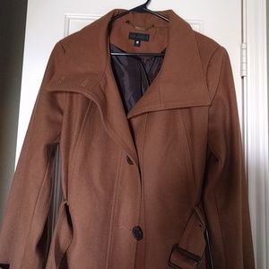Wool blend coat