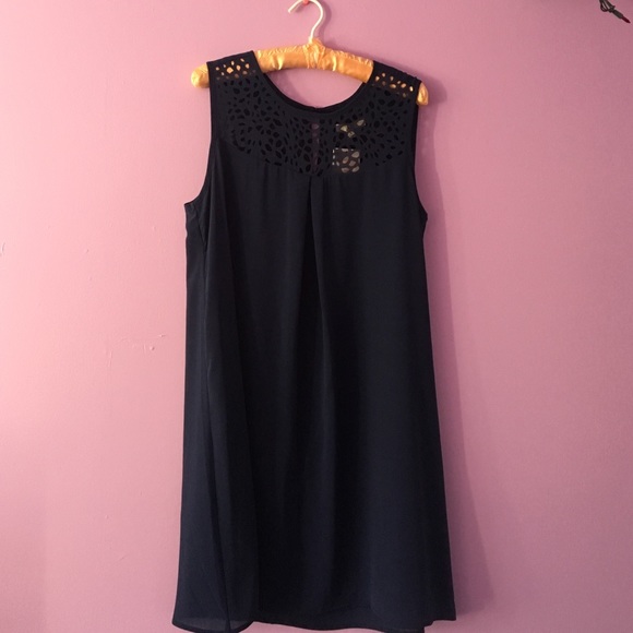NWT navy shift dress