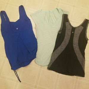 3 lululemon tops