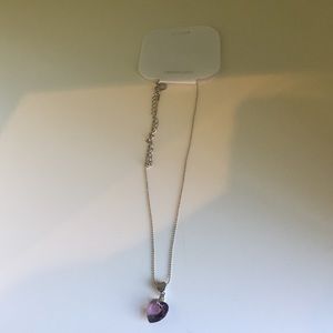 Swarovski heart pendant