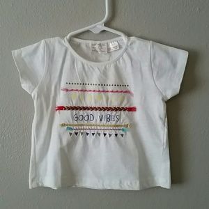 Zara baby girl boho tshirt
