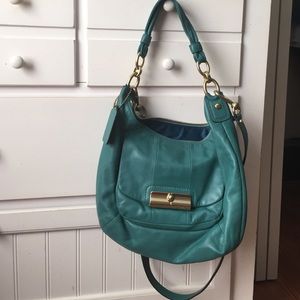 Beautiful Teal Coach Purse