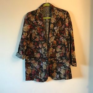 Vintage Floral Blazer