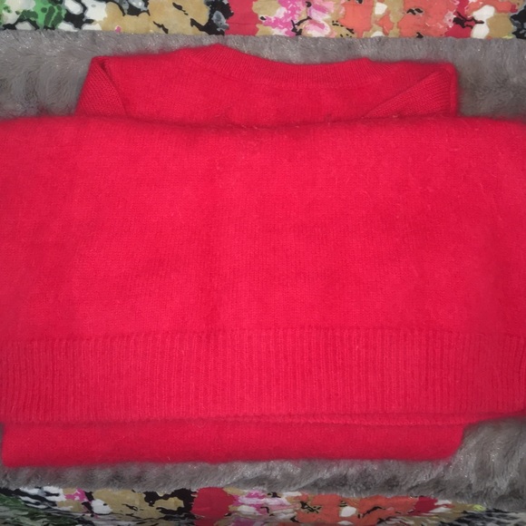 Beautiful Red Sweater Dress - Picture 3 of 5