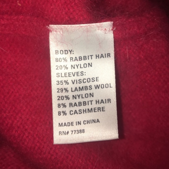 Beautiful Red Sweater Dress - Picture 5 of 5