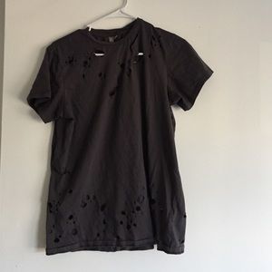 DESTROYED GREY TSHIRT