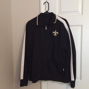 Saints zipper sweatshirt