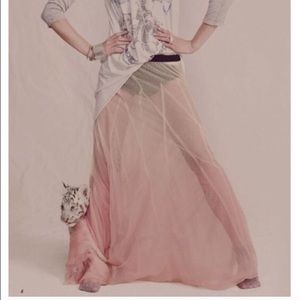 Free people tulle skirt