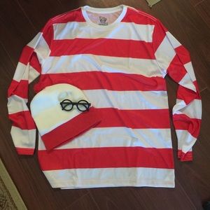 BRAND NEW 'Where's Waldo' Costume- Men and Women