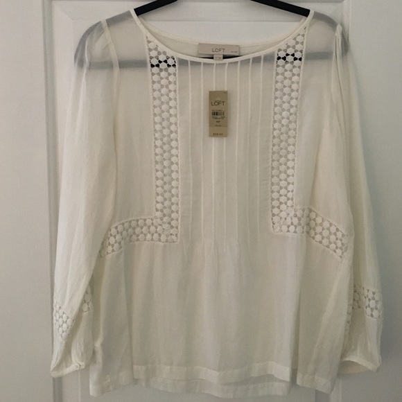 Off white Loft top