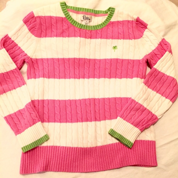 LILLY PULITZER Iconic Cable knit sweater