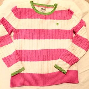 LILLY PULITZER Iconic Cable knit sweater