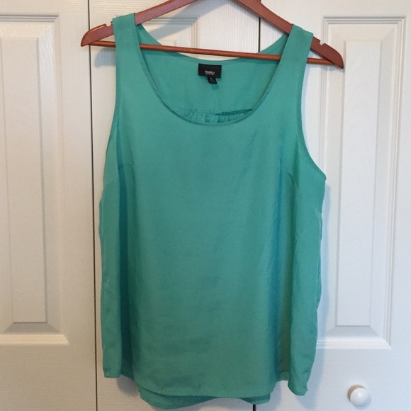 Blue/Green Mossimo Racer Back Tank - Picture 1 of 4