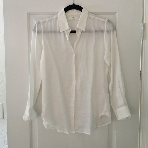 XS linen button down - excellent used condition