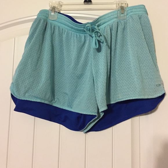 Reversible champion C9 drawstring workout shorts