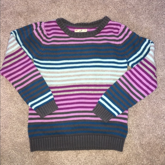 Girls striped sweater
