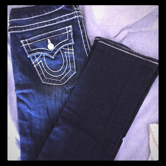 Like New True Religion Jeweled Jeans