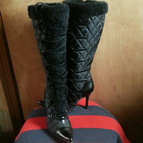 Delicious Shoes - Delicious  lace up high heel boots